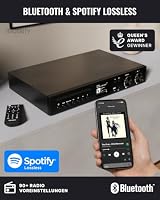 Majority Fitzwilliam Connect CD HiFi CD Player mit Bluetooth und Spotify – Ansicht 3