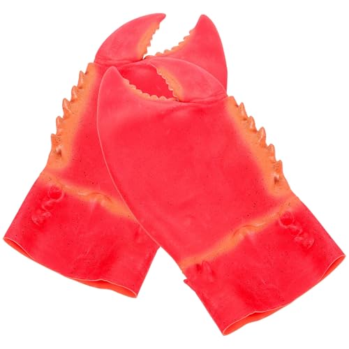 Guantes de silicona Alipis tipo garra de cangrejo para disfraces temáticos