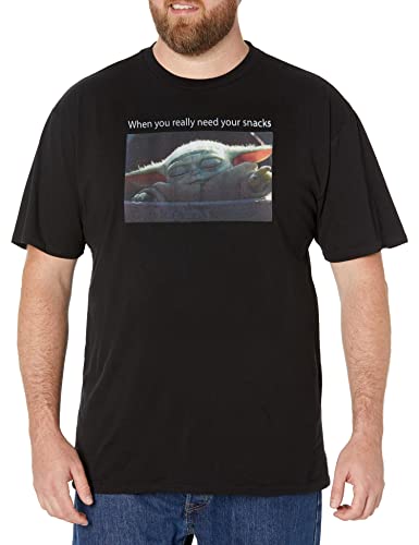 T-Shirt Homme Star Wars Snack Meme en Coton Premium Durable