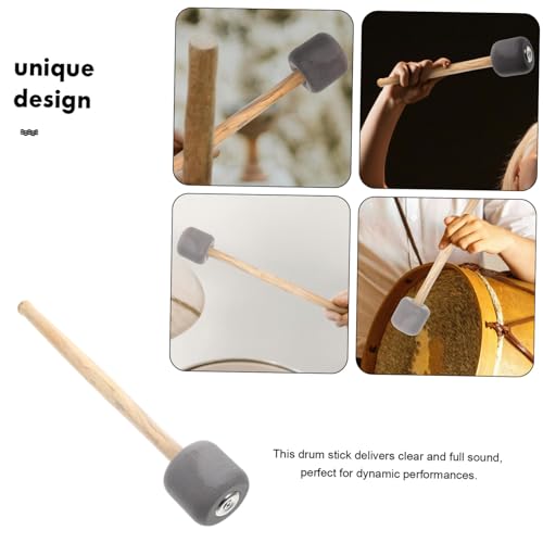 Baquetas de madera para bombo y baquetas para práctica, uso para percusión, principiantes y adultos miniatura 4