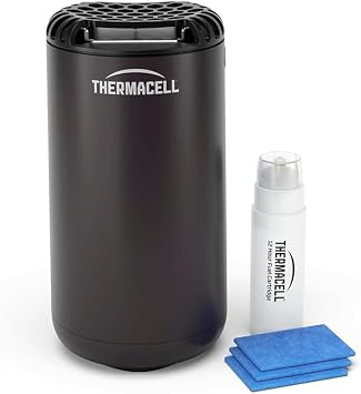 Thermacell Halo Mini Mosquito Outdoors Repeller, DEET-Free, 12H Protection | Covers 20 sqm. Compact unit with mats and fuel included. Ideal for garden, patios & outdoors. Effective against midges.