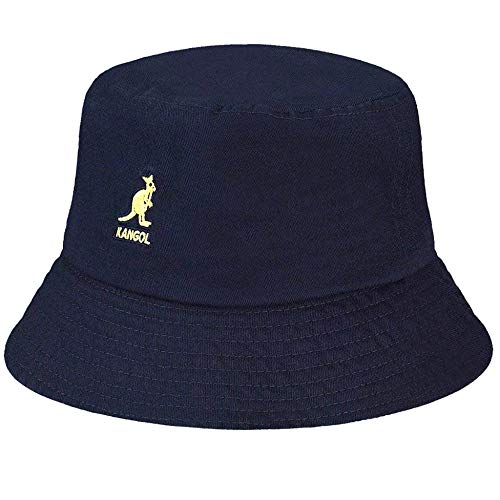 Kangol Washed Bucket Hat - Navy/S Navy, Small