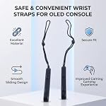 2 Pcs Gamepad Wrist Strap, Adjustable Tightness Game Controller Strap Replacement for Switch OLED Game Console