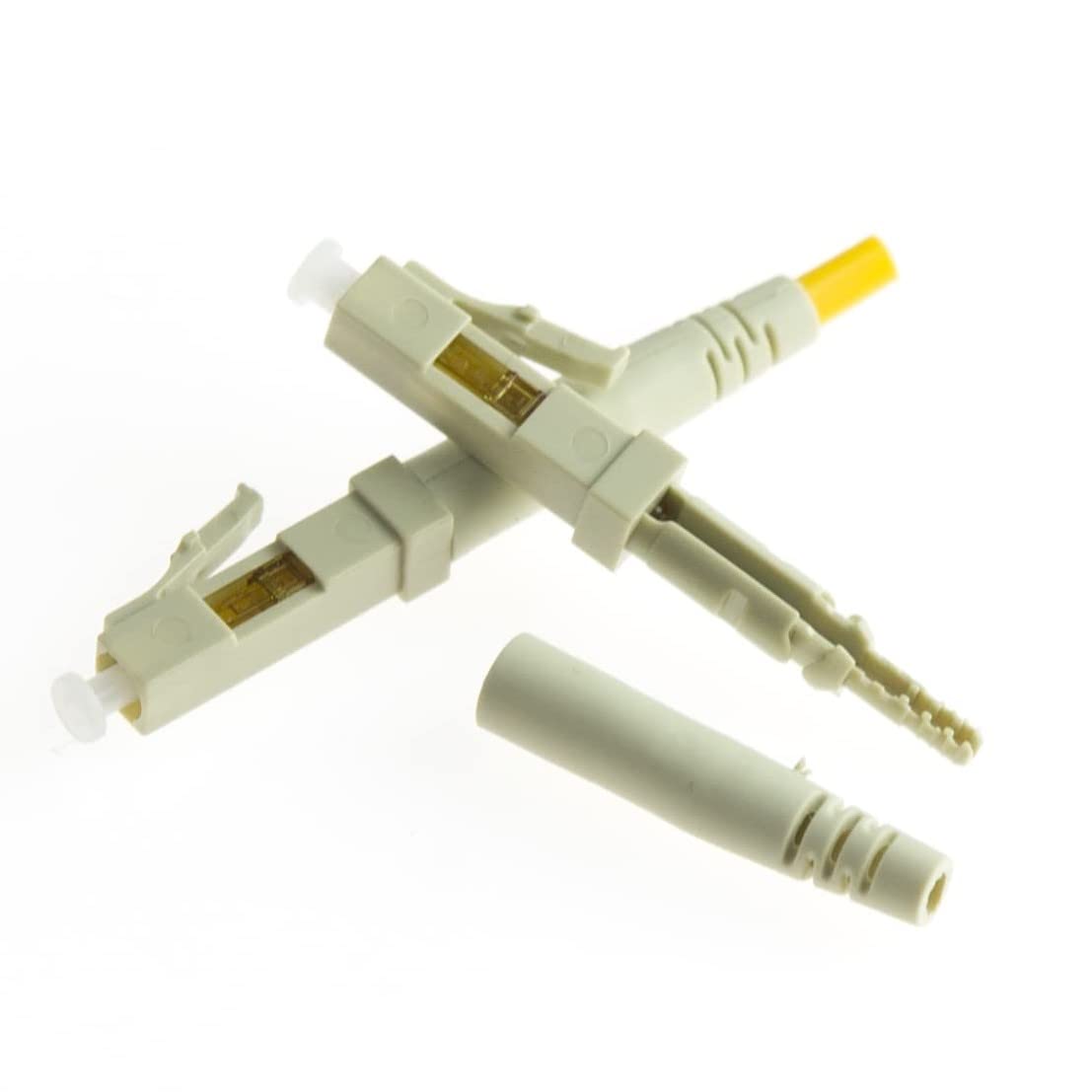 Lot de 10 connecteurs rapides à fibre optique LC MM multimode pour câble de fibre optique multimode 0,9/2,0/3,0 mm