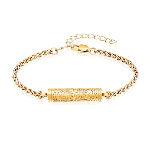 constantlife Cremation Bracelet for Ashes for Women Stainless