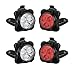 Akale Rechargeable Bike Light Set, LED Bicycle Lights Front and Rear, 4 Light Mode Options, 650mah Lithium Battery, Bike Headlight, IPX4 Waterproof, Easy to Install for Kids Men Women Road 2 Pack