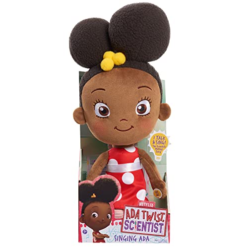 Just Play Ada Twist, Scientist Singing Ada 18 Inch Interactive Plush, Talks, Lights Up And Sings The Scientific Method Song, Kids Toys For Ages 3 Up, Gifts And Presents #TOP5