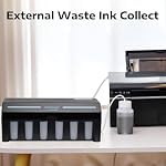 OFFNOVA Immerge CISS DTF with Digital Display, White Ink Circulation System, Extension CISS Ink Tube and Waste Ink Tank/Collector for ET8550 ET8500 L1800 L800 L805 DTF Printer, Black - Image 3