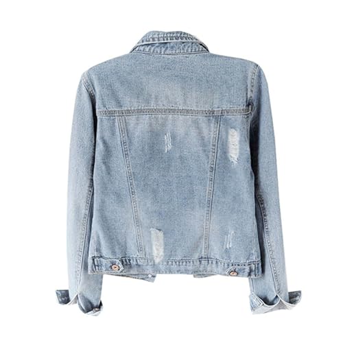 Hauts pour filles en jean avec boutonnière pour les journées chaudes