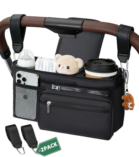Organiseur universel de poussette sac de rangement grande capacité compact
