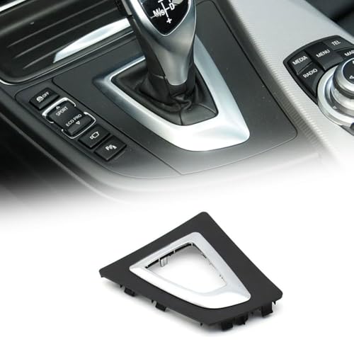 Goodithy Black Gear Shift Trim Panel Frame for BMW 3/4 Series