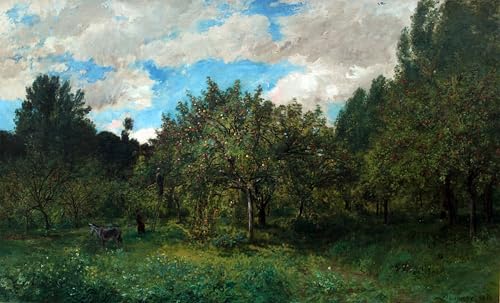 Peinture sur toile Daubigny pour habiller un mur vide de chambre