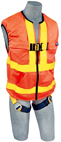 3M DBI-Sala Delta Vest Hi-Vis Reflective Workvest Harness 1111580, Universal, 1 Ea