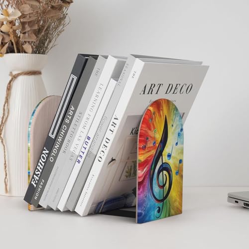 Serre-Livres en Métal Antidérapant : Accessoires de Décoration Modernes - 8