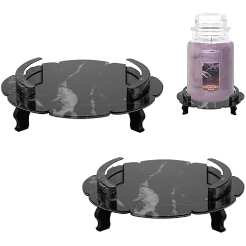 Beautyflier Candle Holder Tray Set Cover