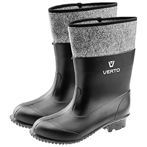VERTO Herren Filz-Gummistiefel aus PVC Cover