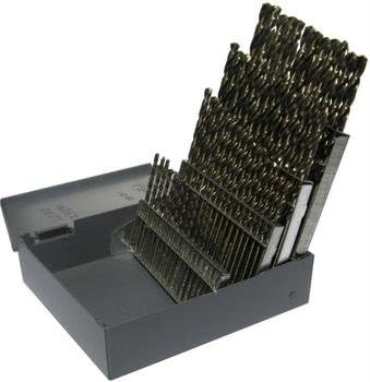 One Set, #1-#60 60 Piece Hss Jobber Length Drill Bit Set, Dwd60J-Set, Finish Black Oxide; Shank Type Round