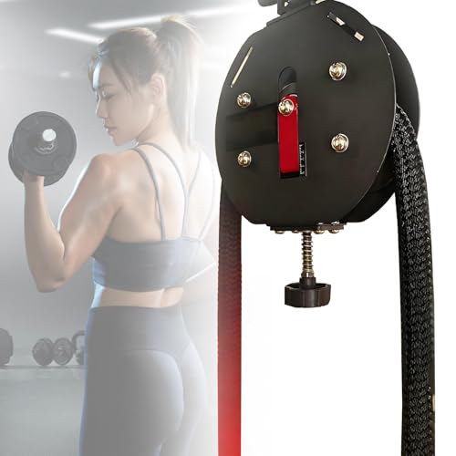 Máquina de cable portátil de cuerpo completo con cuerda de nailon y resistencia hasta 30 kg