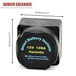 12V 140Amp Voltage Sensitive Relay VSR Double Battery Automatic Charging Relay Dual Smart Battery Isolator for Vans…