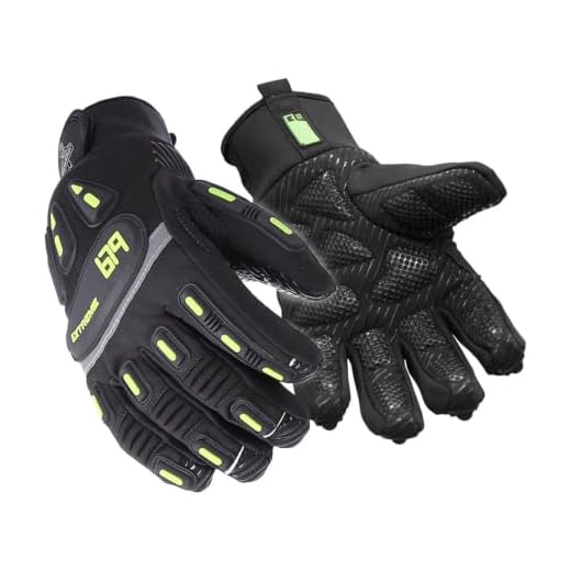 RefrigiWear Extreme Freezer Gloves, Winter Work Gloves, -30°F Comfort Rating, (Black)
