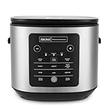 AROMA® 20-Cup Slow Cook Rice Cooker and Brown Rice Cooker with Lift-Out Pot Handles and Silicone Storage Lid — PFAS-Free CoreCoat™ Ceramic