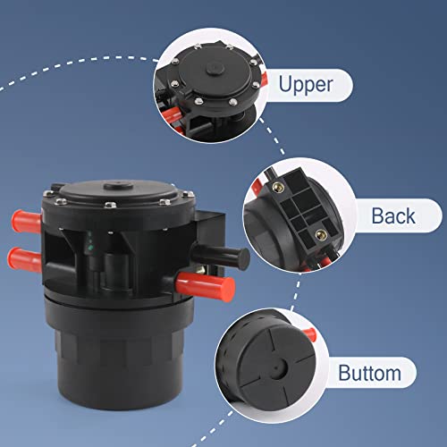 Radhlbniu Fuel Tank Selector Valve - Reservoir Switching, Compatible With Ford F150 F250 F350 1989-1997, Dual Tanks, Replaces# F1Uz-9B263 F1Uz-9B263-B F1Uz9B263B (Type A) #TOP6