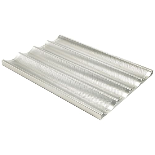 Winco Full Size Aluminum Baguette Pan, 4 Slots, Professional by Winco - Used condition - US$66.86