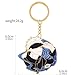 SONGCHANGJEWELRY JJK Keychain Satoru - Anime Figure Enamel Key Pendant - Men Women Keyring Jewelry (SCK00565-02)