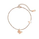 Kahool 18K Gold Plated Ankle Bracelets for Women, No Fading Stainless Steel Women's Anklets, Waterpr