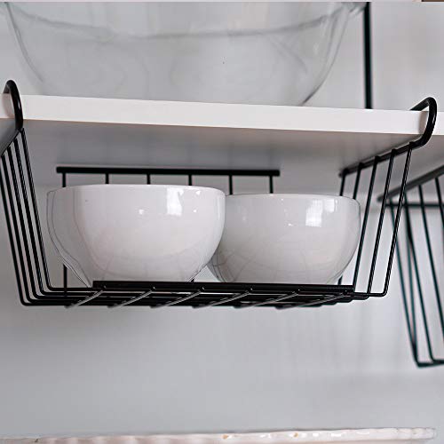 Kit Organizador de Armário para Cozinha - 7 Peças (Preto)