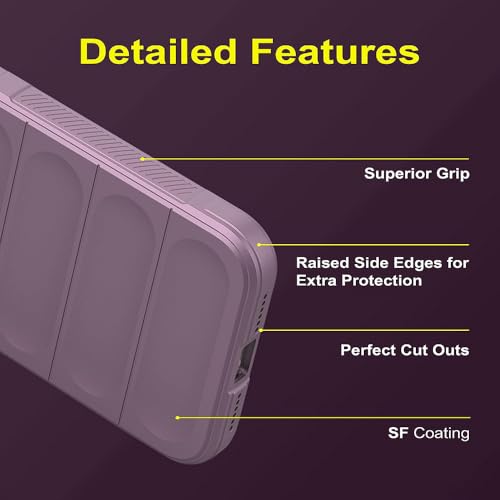 Image of amazon basics Mobile Cover for Samsung Galaxy S24 Ultra 5G | Full Camera Protection | Liquid Silicon Case | Flexible Bumper Case for Samsung Galaxy S24 Ultra 5G (Purple)