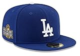 New Era Mens Los Angeles Dodgers 2020 World Series 59Fifty Fitted Hat, Adult, Blue, 8