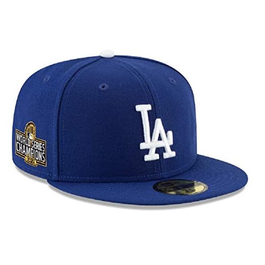 New Era Mens Los Angeles Dodgers 2020 World Series 59Fifty Fitted Hat, Adult, Blue, 8