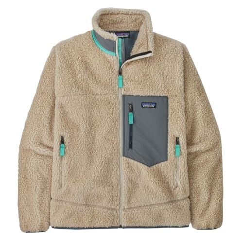 Patagonia M’s Classic Retro-X Jkt Tops, Dark Natural w/Plume Grey, S Hombres