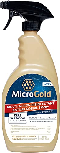 (2PACK) MicroGold Multi Action Disinfectant & Antimicrobial, Clear, 24oz2 -  MG0094