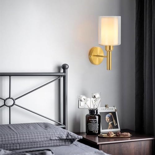 Lámpara de Pared de Cristal para Crear un Ambiente Cálido en el Estudio y Pasillo 4