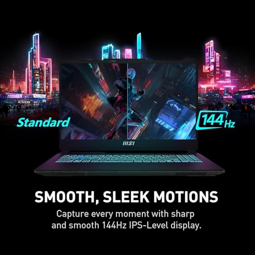 Image of msi Cyborg 15 15.6 inch FHD AI Gaming Laptop Bundle - Intel Core Ultra 7 155H, RTX 4060, 144Hz IPS Display, 64GB DDR5, 512GB SSD, Windows 11 Pro, w /UAX HDMI Cable, CPS 12-Month Protection, Screen Cleaner