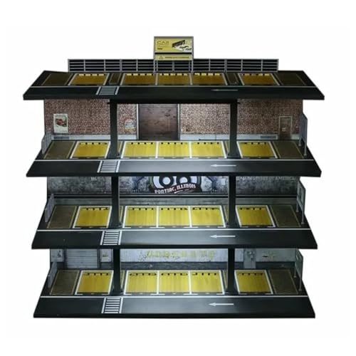 Diorama de garage 1:64 pour organiser et protéger vos voitures miniatures