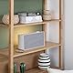 Pure Evoke Home All-In-One Musiksystem für Zuhause (DAB+/UKW Radio, Internetradio, Podcasts, Spotify Connect, Bluetooth, CD, klappbares Farbdisplay) Cotton Weiß