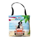 Tragetasche für Haustiere, Motiv: Käfer, Auto, Weihnachten, Urlaub, Winterdekoration, Schultertasche