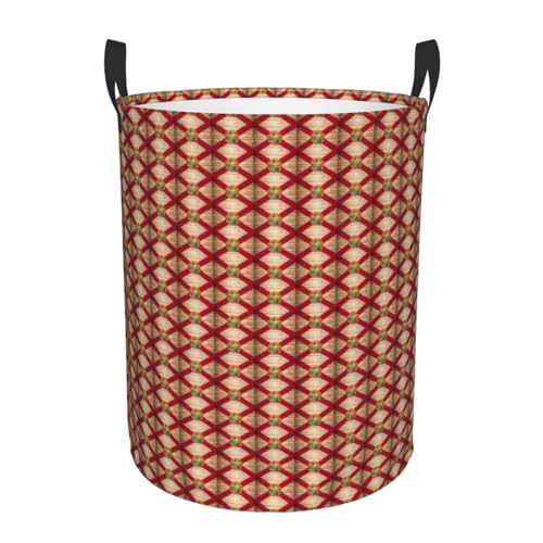 Panier à linge rond étanche imprimé Floride bac de rangement maison - 2