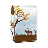 Estuche para pintalabios con espejo incorporado: la funda para pintalabios viene con un pequeño espejo integrado, que lo hace conveniente para las personas que quieren maquillarse en cualquier lugar y en cualquier momento.
