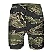 Mens Breathable Short Pants Fashion Beachwear Comfort Army Military Camouflage Vietnam Tiger Stripe Camo Beach Shorts Fit Drawstring Big & Tall Half Pants