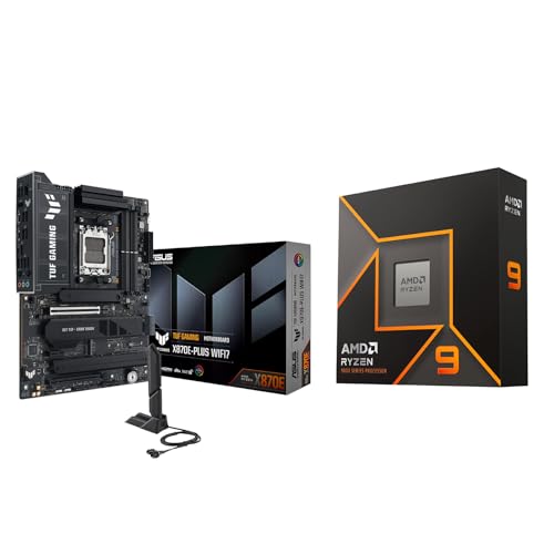 ASUS AMD X870E AM5 �Ή� ATX �}�U�[�{�[�h TUF GAMING X870E-PLUS WIFI7+AMD Ryzen 9 9950X without Cooler 100001277WOF