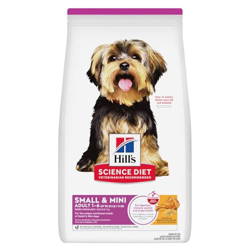 Hill's Science Diet Adult Small & Mini, Croquetas para Perro Adulto de Razas Pequeñas Sabor Pollo 2kg, Alimento para Perro, Ayuda a Construir Las Bases para la Salud a Largo Plazo, Piel y Pelaje