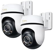 Tapo TP-Link Outdoor Security Wi-Fi Camera, Flexible Connections, 3K, 24/7, Starlight Night Vision, 360°, Free Smart AI Det…