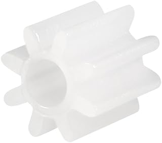 uxcell 30pcs Plastic Gears 8 Teeth Model 082A Reduction Gear Plastic Worm Gears for RC Car Robot Motor