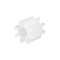 Vista 1 de uxcell 30pcs engranajes de plástico 8 dientes modelo 082A engranaje de reducción engranajes de gusano plástico para RC coche robot