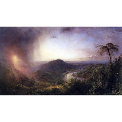 Impression giclée Saint-Thomas Jamaïque par Frederick Edwin Church 101x127cm