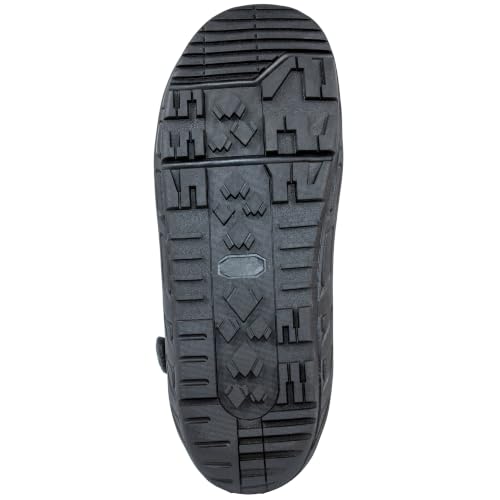 Image of 5th Element Men's Lace and Dial Snowboard Boots, Lace Black, 6 | Waterproof Liner, Secure Fit, Rubber Outsole, Designed for Beginner and Intermediate All-Mountain Snowboarders
